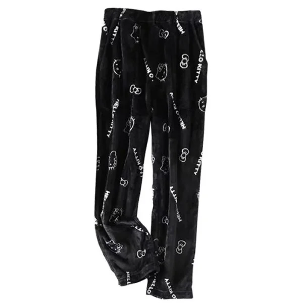 Pantalon Pijama Negro Mujer Hello Kitty