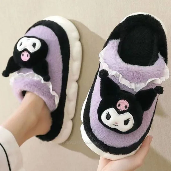 Kuromi Pantuflas