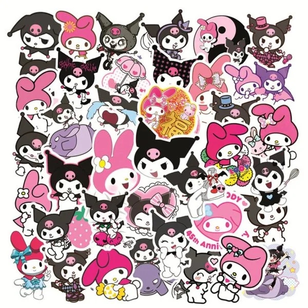 My Melody y Kuromi Stickers