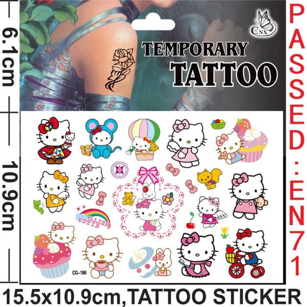 Diseños de Tatuajes de Hello Kitty