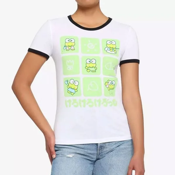 Playera Blanca Keroppi