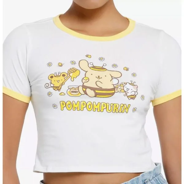 Pompompurin Playera de Mujer